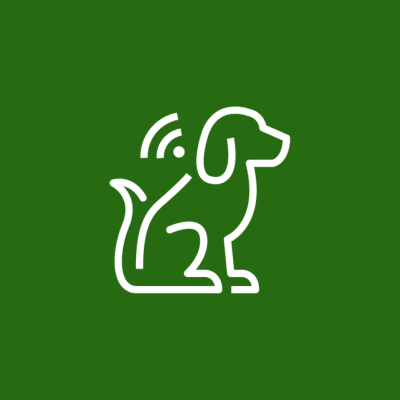 Pet Microchipping - map pointer with a paw print